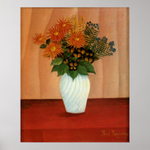 Poster Bouquet de fleurs d'Henri Rousseau (vers 1900)