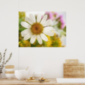 Poster Bouquet de fleurs - Marguerite blanche (Cuisine)
