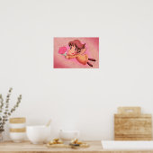 Poster Bouquet de fleurs pour vous. (Cuisine)
