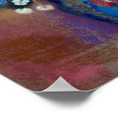 Poster Bouquet de fleurs, Redon (Coin)