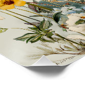Poster Bouquet de fleurs sauvages Blue Spike (Coin)