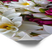 Poster Bouquet de fleurs Zen Lotus (Coin)