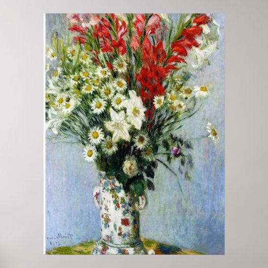 Poster Bouquet de Gadiolas (Devant)