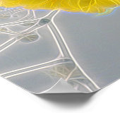 Poster Bouquet de marguerites d'art électrique (Coin)