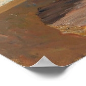 Poster Bouquet de pavots devant la fenêtre (Coin)