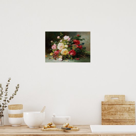 Poster Bouquet de Rose (Cuisine)