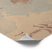 Poster Bouquet de Rose - Franz Bischoff (Coin)