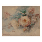 Poster Bouquet de Rose - Franz Bischoff (Devant)