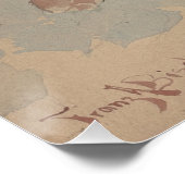 Poster Bouquet de Rose - Franz Bischoff (Coin)