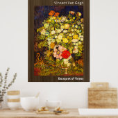 Poster Bouquet de Rose-Vincent Van Gogh (Cuisine)