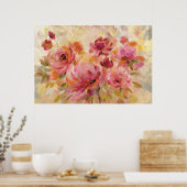 Poster Bouquet de Roses (Cuisine)