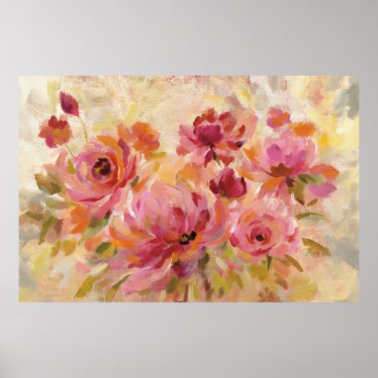 Poster Bouquet de Roses (Devant)