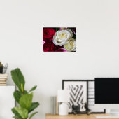 POSTER BOUQUET DE ROSES (Bureau à domicile)