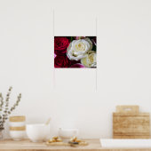 POSTER BOUQUET DE ROSES (Cuisine)