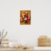 Poster Bouquet de roses, Auguste Renoir (Cuisine)