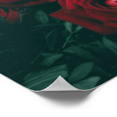 Poster Bouquet de roses rouges (Coin)