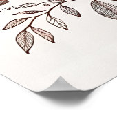 Poster Bouquet de sérénité de fleurs sauvages (Coin)