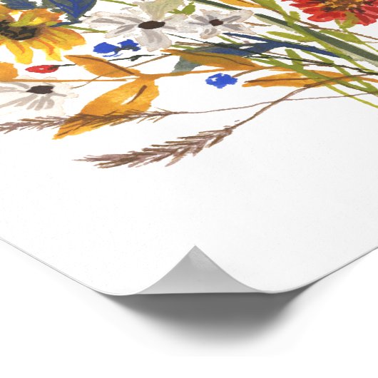 Poster Bouquet de tournesol (Coin)