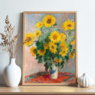 Poster Bouquet de tournesols