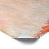 Poster Bouquet de tournesols Claude Monet (Coin)