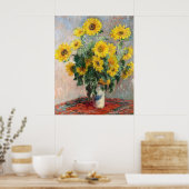 Poster Bouquet de tournesols par Claude Monet Classic (Cuisine)