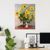 Poster Bouquet de tournesols par Claude Monet Classic (Bureau à domicile)