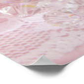 Poster Bouquet Élégant Roses Roses Roses Roses vintages (Coin)