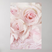 Poster Bouquet Élégant Roses Roses Roses Roses vintages (Devant)