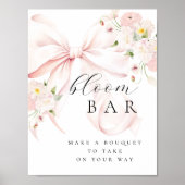 Poster Bouquet Floral Bow Rose (Devant)