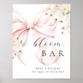 Poster Bouquet Floral Bow Rose (Devant)