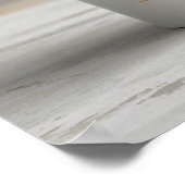 Poster Bouquet floral d'aquarelle douce (pivoines, roses) (Coin)