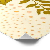 Poster Bouquet floral rétro Imprimer (Coin)