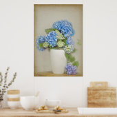 Poster Bouquet Hydrangea (Cuisine)