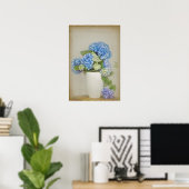 Poster Bouquet Hydrangea (Bureau à domicile)