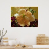 Poster Bouquet Lys rose Imprimer (Cuisine)