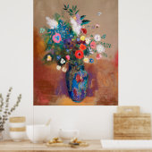 Poster Bouquet of Wild Field Flowers - Odilon Redon (Cuisine)