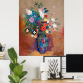 Poster Bouquet of Wild Field Flowers - Odilon Redon (Bureau à domicile)