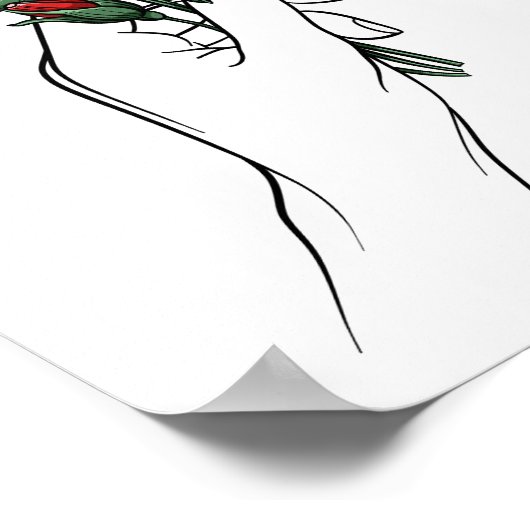 Poster Bouquet Poppy (Coin)