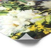 Poster Bouquet printanier de Pierre Renoir, Fleurs de vin (Coin)