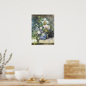 Poster Bouquet printanier de Pierre Renoir, Fleurs de vin (Cuisine)