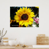Poster Bouquet Tournesol & Amis (Cuisine)