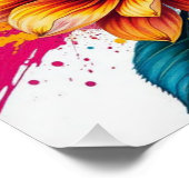 Poster bouquet wall art (Coin)
