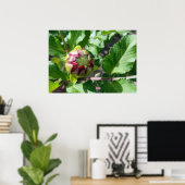 Poster bourgeon d'automne (Bureau à domicile)