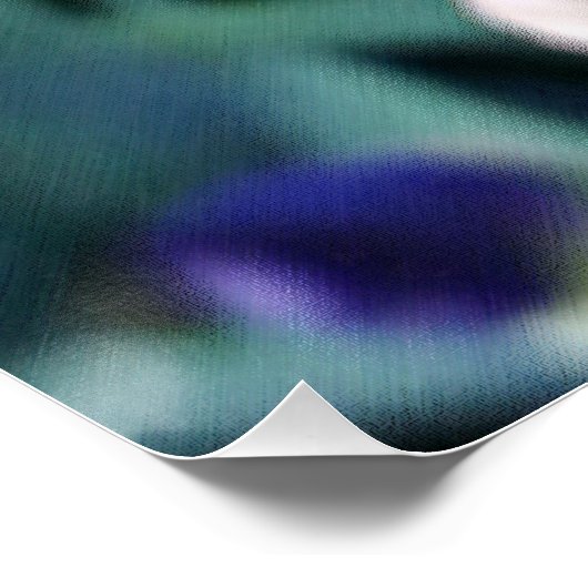 Poster bourgeon d'iris pourpre (Coin)