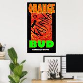Poster Bourgeon orange KATRINA (Bureau à domicile)