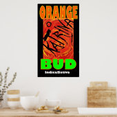Poster Bourgeon orange KATRINA (Cuisine)