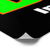 Poster Bourgeon orange KATRINA (Coin)