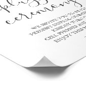 Poster Bourgogne Floral et verdure Mariage débranché (Coin)