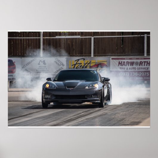 Poster Bourse Corvette ZR1 (Devant)