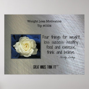 Poster Bout #0104 d'affiche de motivation de perte de